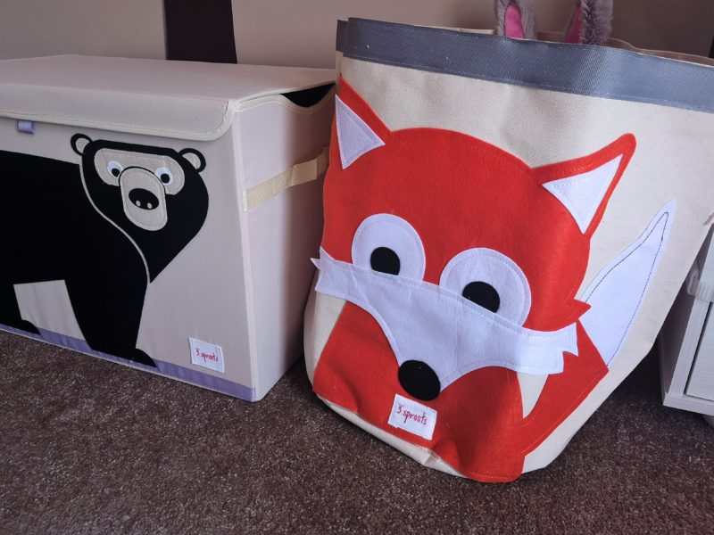 3 Sprouts Fox Storage Bin (Extra Large)