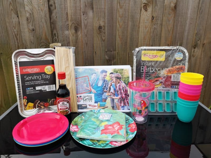 Home Bargains and Bar-Be-Quick items