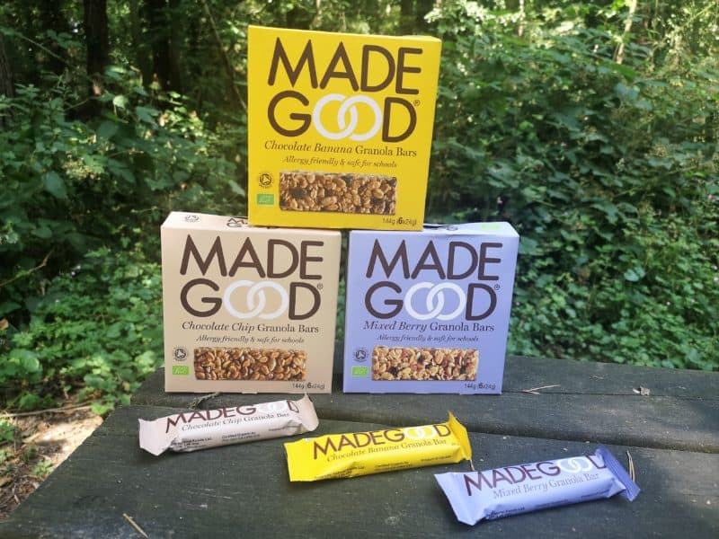 MadeGood's granola bars