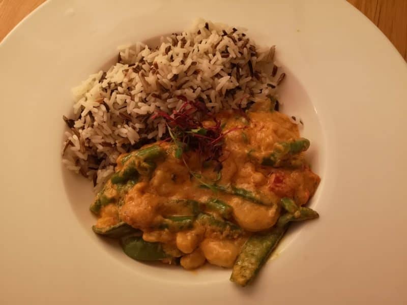 Prawn curry at The White Horse, Crostwick