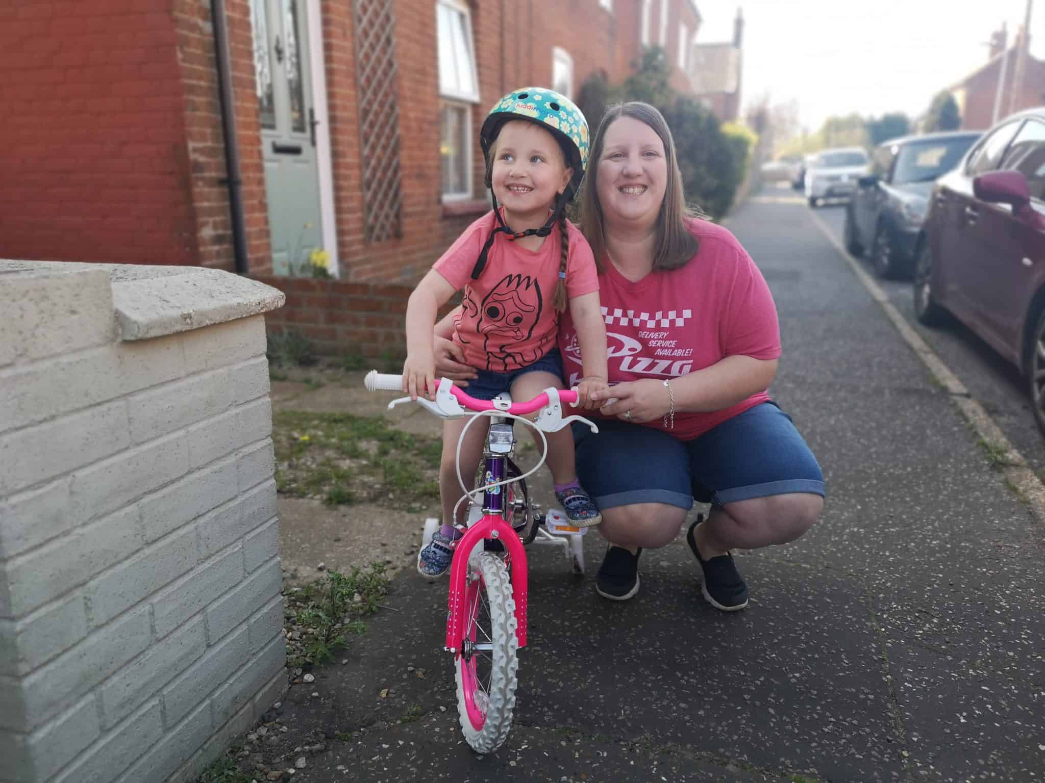 children's first pedal bike