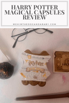 Harry Potter Magical Capsules Review - Me, him, the dog and a baby!