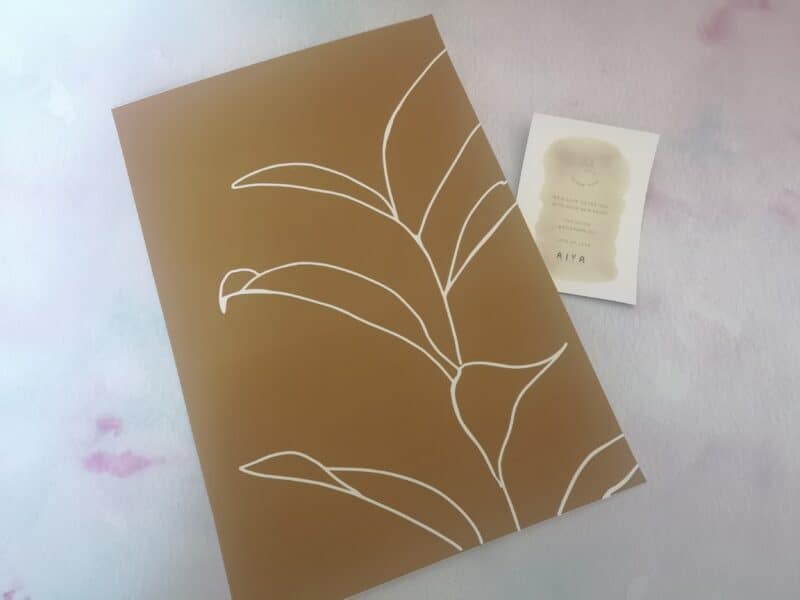  plant print from Aiya Home