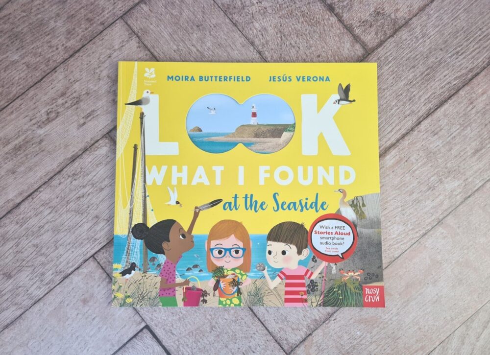 Children's book review: Look What I Found At The Seaside - Me, him