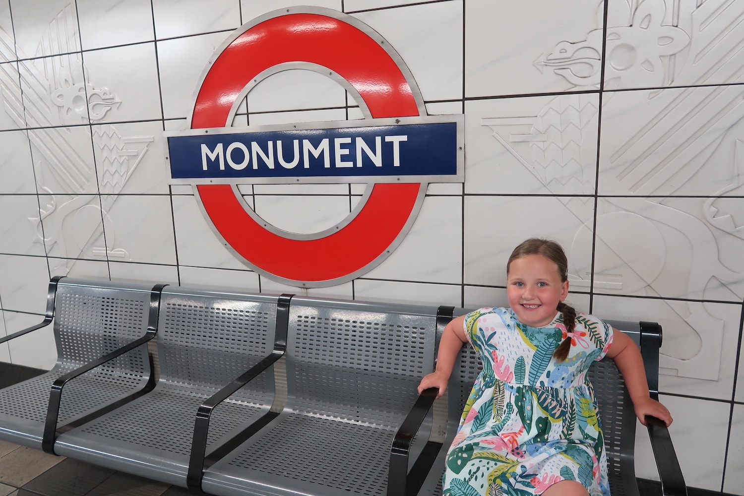Erin at Monument station