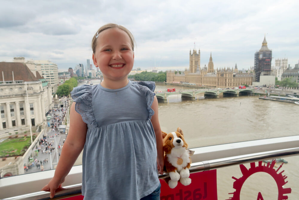 Erin on the London Eye