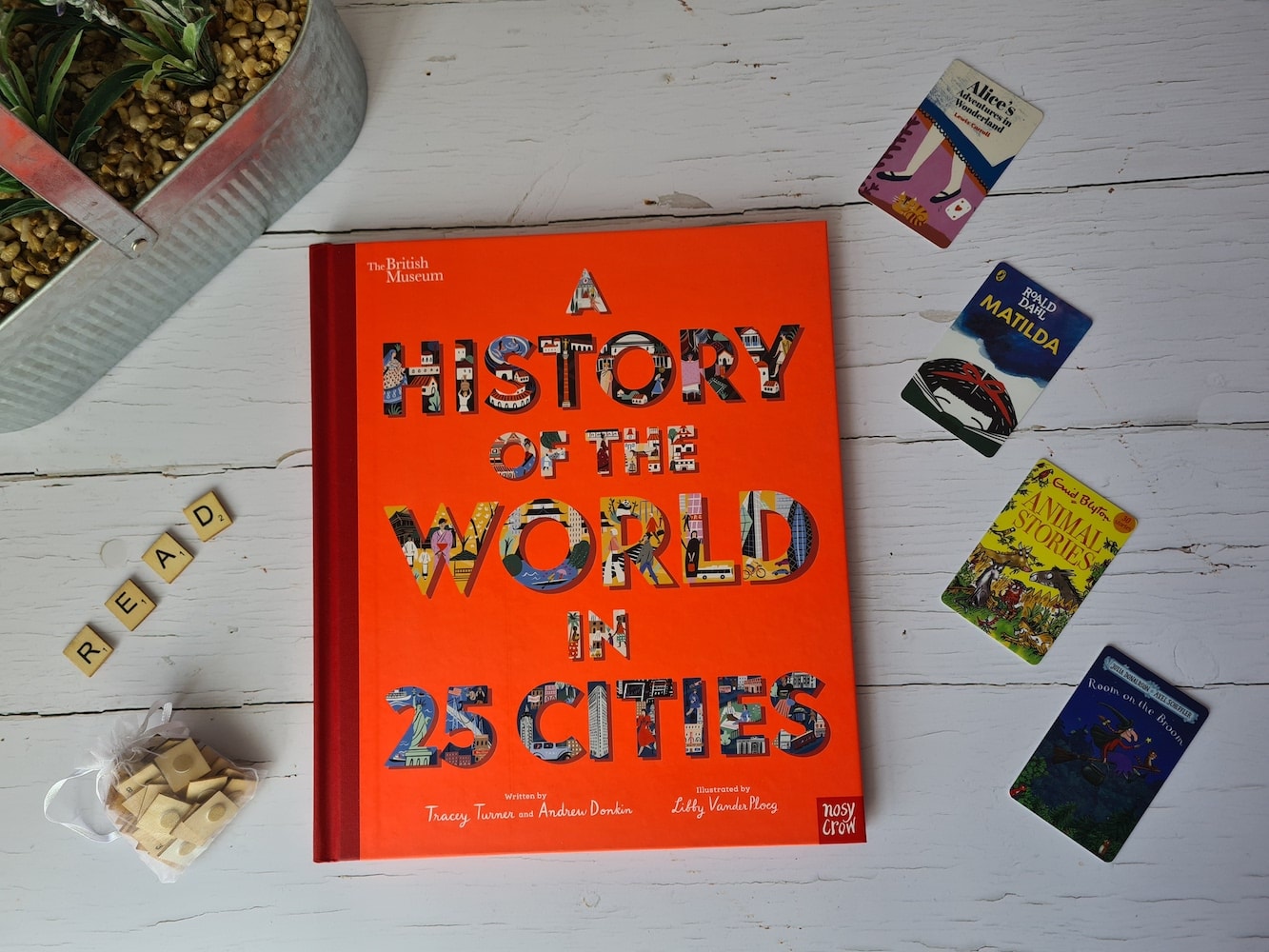 This week's children's book review is all about A History of the World in 25 Cities by Tracey Turner and Andrew Donkin.