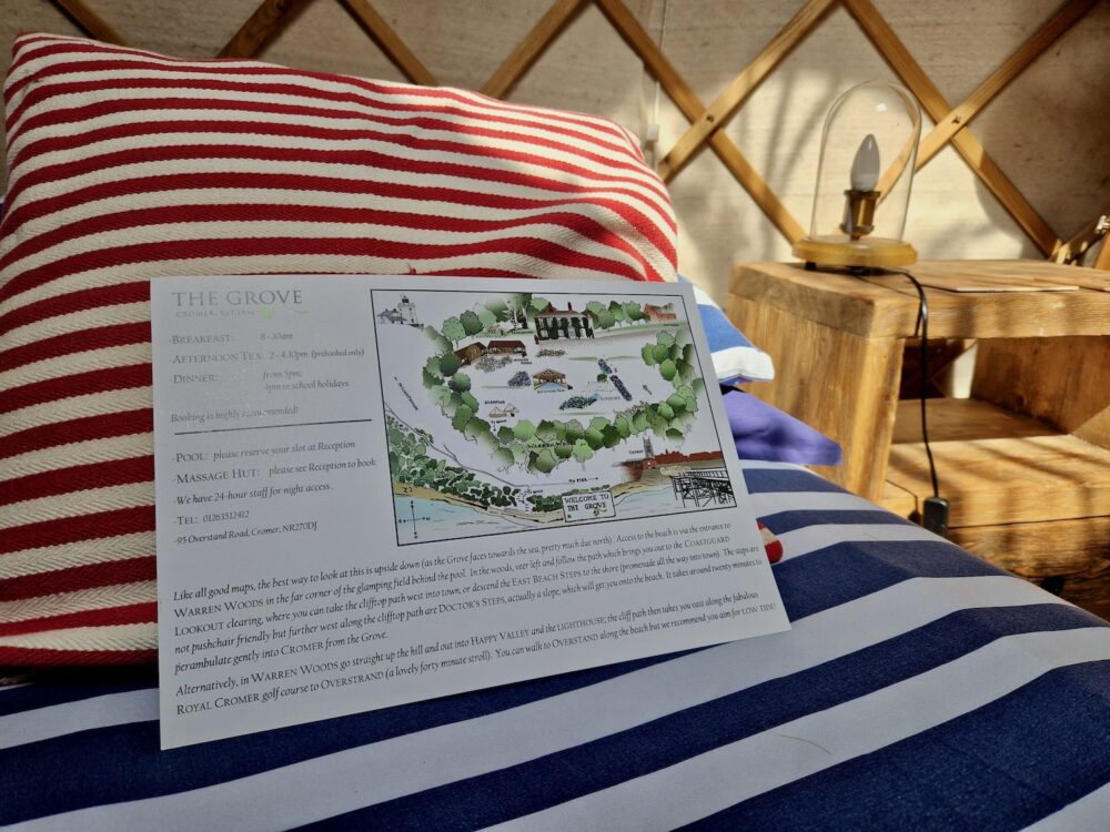 The Grove Glamping bed