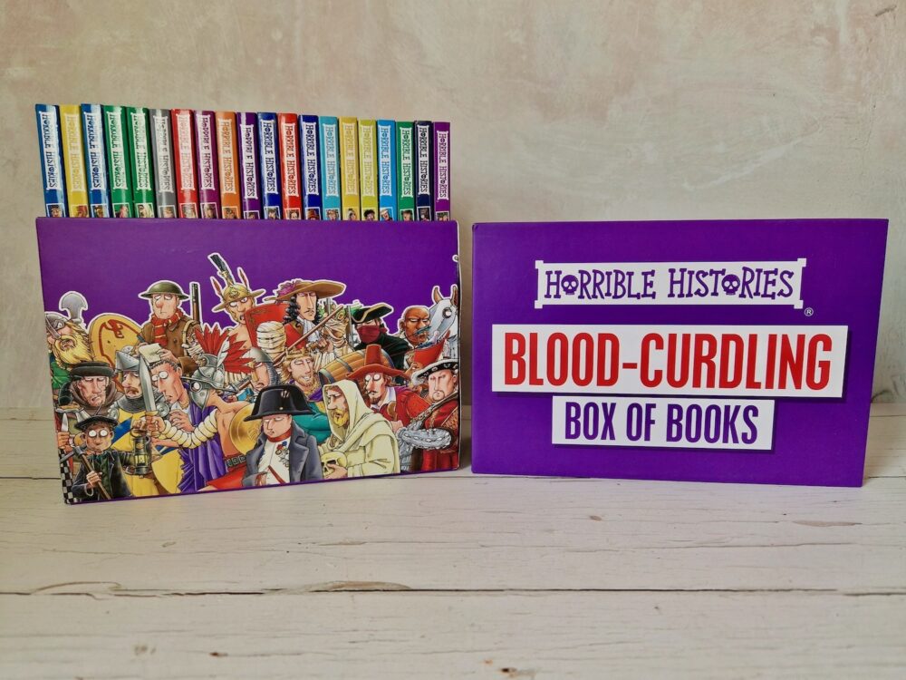 Horrible Histories Blood Curdling box of books