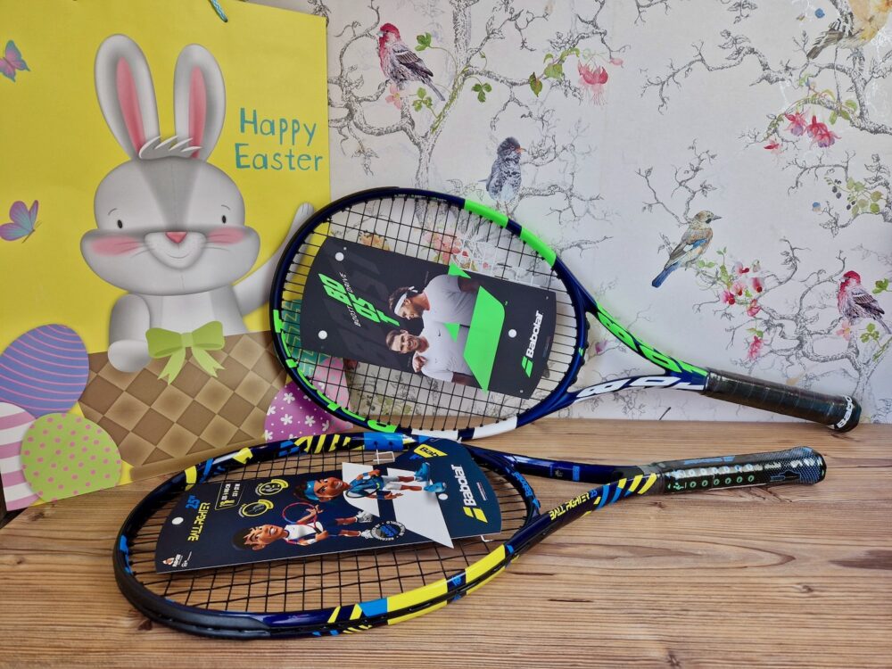 A junior racket and a beginner racket from Tennis HQ