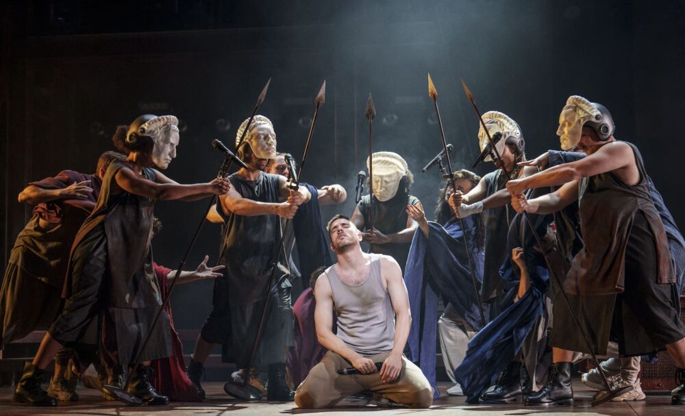 Ian McIntosh and ensemble in Jesus Christ Superstar