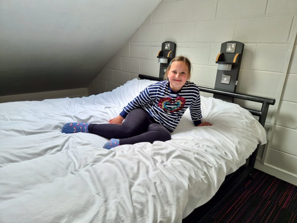 Double bed at YHA York