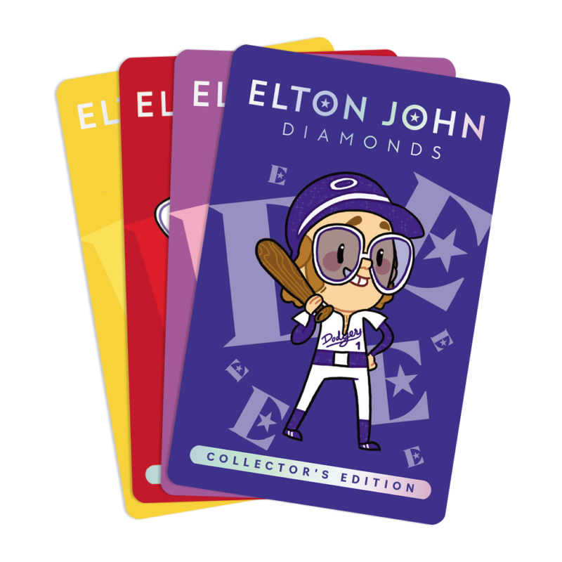 Elton John Diamonds Collector's Edition Card Fan - Transparent