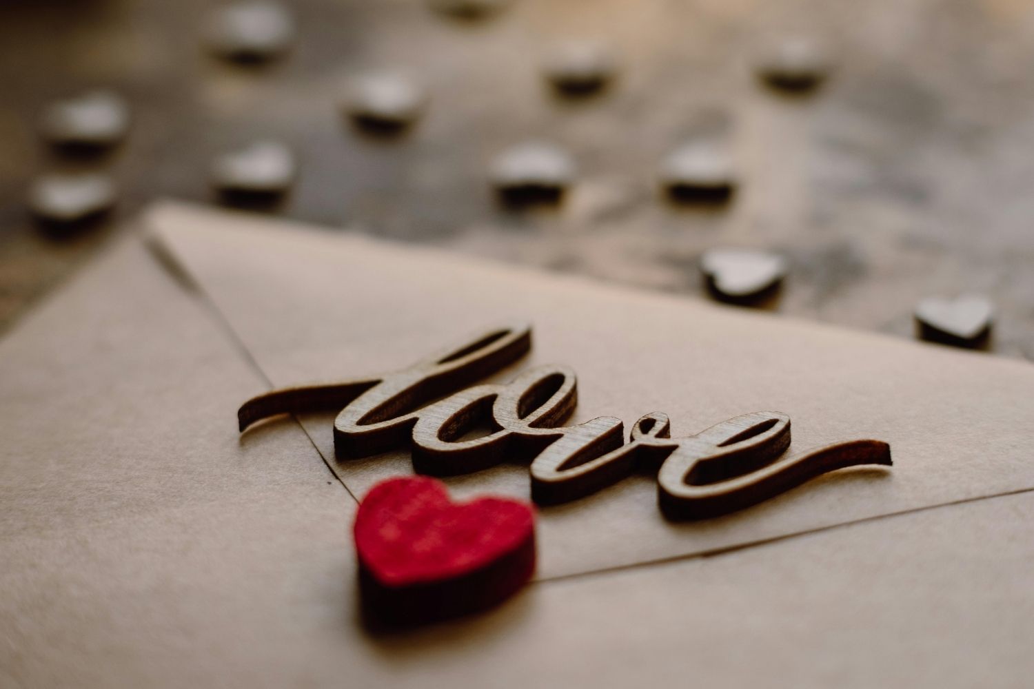 Selective Focus Photo of Love Letter