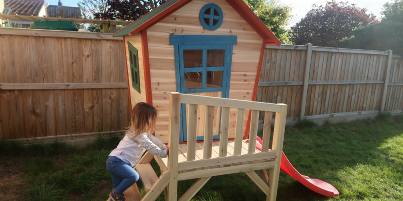 Redwood playhouse hot sale